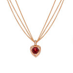 Collier grenat 1. 44