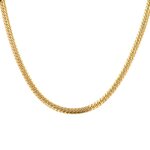 Collier maille anglaise or jaune 13. 10g