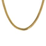 Collier maille anglaise or jaune 22. 50g