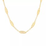 Collier maille filigrane or jaune 13. 43g