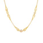 Collier maille filigrane or jaune 14. 74g Collier maille filigrane or jaune 14. 74g