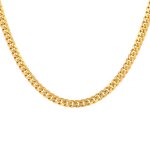 Collier maille gourmette or jaune 33. 33g