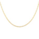 Collier maille marine or jaune 7. 67g