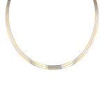 Collier maille om�ga