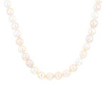 Collier perles choker or jaune 55. 70g