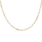 Collier perles or