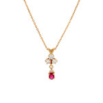 Collier rubis 0. 25