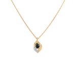 Collier saphir 0. 42 carat et diamants 0. 005 carat 2 ors 3. 70g Collier saphir 0. 42 carat et diamants 0. 005 carat 2 ors 3. 70g