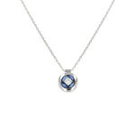 Collier saphirs 0. 48