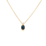 Collier saphir 0. 72