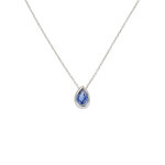 Collier saphir 0. 83