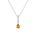 Collier saphir jaune