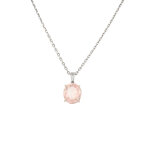 Collier saphir rose