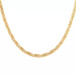 Collier sautoir maille fantaisie or jaune 38. 13g Collier sautoir maille fantaisie or jaune 38. 13g