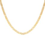 Collier sautoir maille fantaisie or jaune 39. 16g