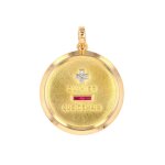Mdaille d'amour augis vintage or jaune 14. 21g