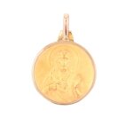 Mdaille jsus christ or jaune 3. 95g