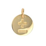 M�daille or jaune 3. 33g