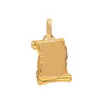 M�daille parchemin or jaune 3. 32g