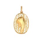 M�daille vierge marie or jaune 1. 75g