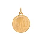 M�daille vierge marie or jaune 1. 93g