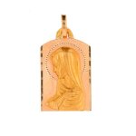 Mdaille vierge marie or jaune 2. 56g