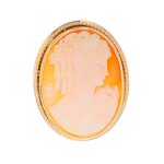 Pendentif camée or jaune 15. 02g Pendentif camée or jaune 15. 02g