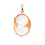 Pendentif camée or jaune 5g Pendentif camée or jaune 5g