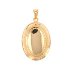 Pendentif cassolette porte - photo or jaune 5. 12g Pendentif cassolette porte - photo or jaune 5. 12g