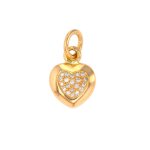 Pendentif coeur diamants 0. 21 carat or jaune 2. 32g Pendentif coeur diamants 0. 21 carat or jaune 2. 32g