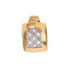 Pendentif diamants 0. 105 carat 2 ors 2. 80g