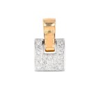 Pendentif diamants 0. 14 carat 2 ors 2. 71g