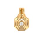 Pendentif diamant 0. 14 carat or jaune 2. 90g