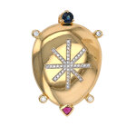 Pendentif diamants
