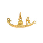 Pendentif gondole or