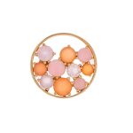 Pendentif isabelle langlois pierres fines or rose 3. 10g Pendentif isabelle langlois pierres fines or rose 3. 10g