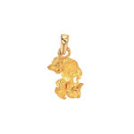 Pendentif p�pite or