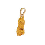 Pendentif p�pite or