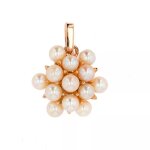 Pendentif perles or jaune 3. 67g