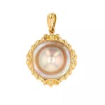 Pendentif perle or jaune 7. 87g