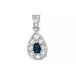 Pendentif saphir