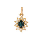 Pendentif saphir