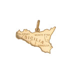 Pendentif sicile or
