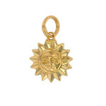 Pendentif soleil or