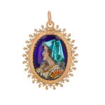Pendentif vintage or jaune 6. 19g