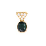 Pendentif vintage saphir 3. 45 carats et diamants 0. 36 carat or jaune 3. 32g Pendentif vintage saphir 3. 45 carats et diamants 0. 36 carat or jaune 3. 32g