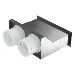 Blaufast adaptateur mural pour ventilation 75 mm - blauberg ventilatoren