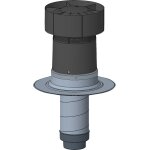 Bosch accessoire de ventilation d'habitation ddf - f160 travers�e de toit plat pour dn160 - 7738113692 ...