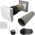 Bosch pack ventilation d�centralis�e bopa ve302 4 x v3000d 55 / k, cv30h, lnu12, lup4, lmk - 7739623639 ...