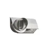 Comfoedge grille murale ext�rieure combin�e en acier inoxydable - zehnder